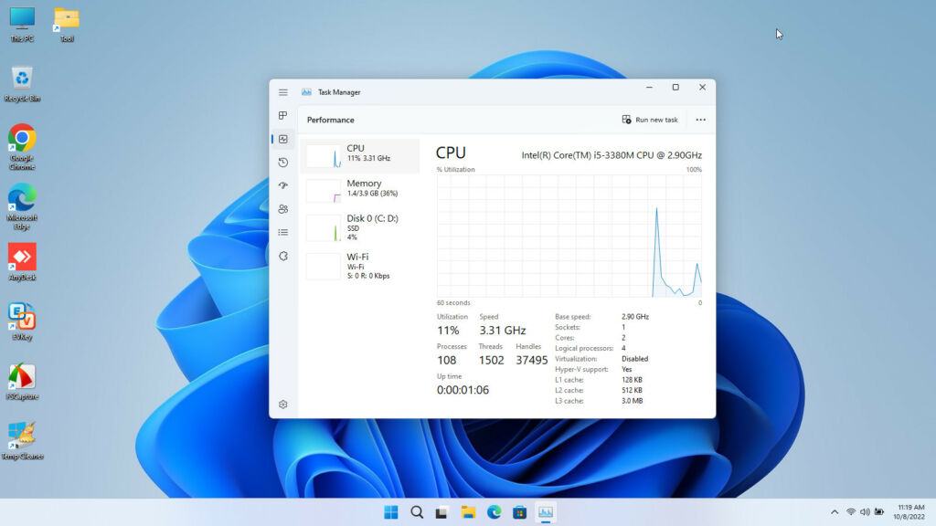 Win 11 Home SL 22H2 4 in 1 Task manager