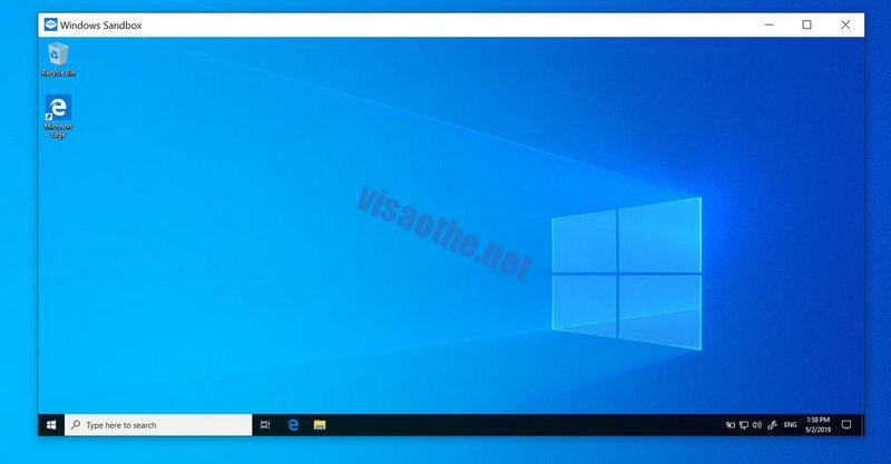 Windows 10 Verison 1903 - sandbox