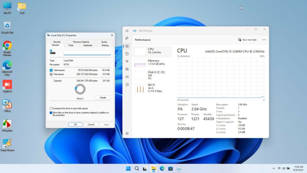 Windows 11 Home Single Language 22H2 AIO 4 in 1 Task manager 1
